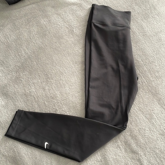 Nike compression dri-fit leggings Sz M Black - Picture 1 of 7
